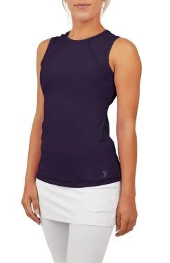 Sofibella UV Racerback Tank - Plum
