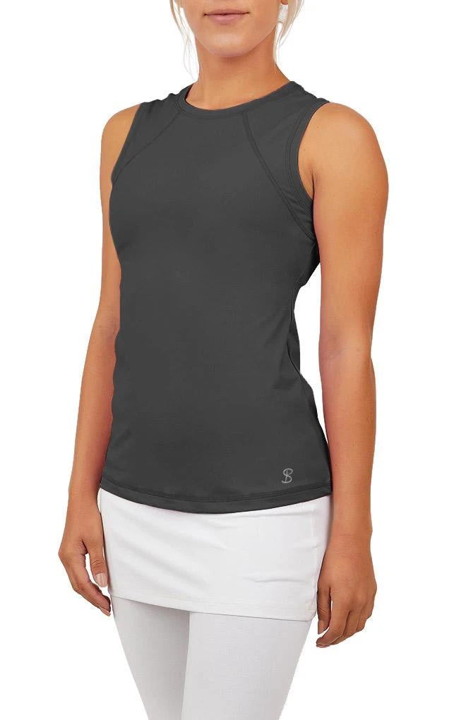 SofiBella Racer Tank GRY 3 SofiBella Racer Tank GRY