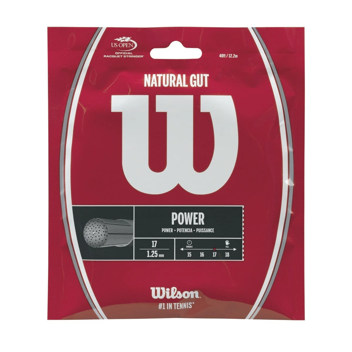 Wilson Natural Gut Tennis String 3 Wilson Natural Gut Tennis String