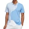 Adidas Clubhouse Color Block Polo - Blue Dawn/Blue Fusion -Adidas Shop HY5442