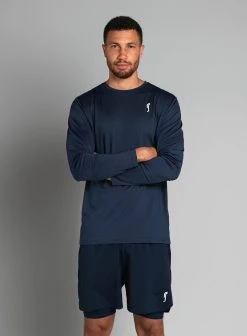 RS-Sports RS Long Sleeve Tee- Navy