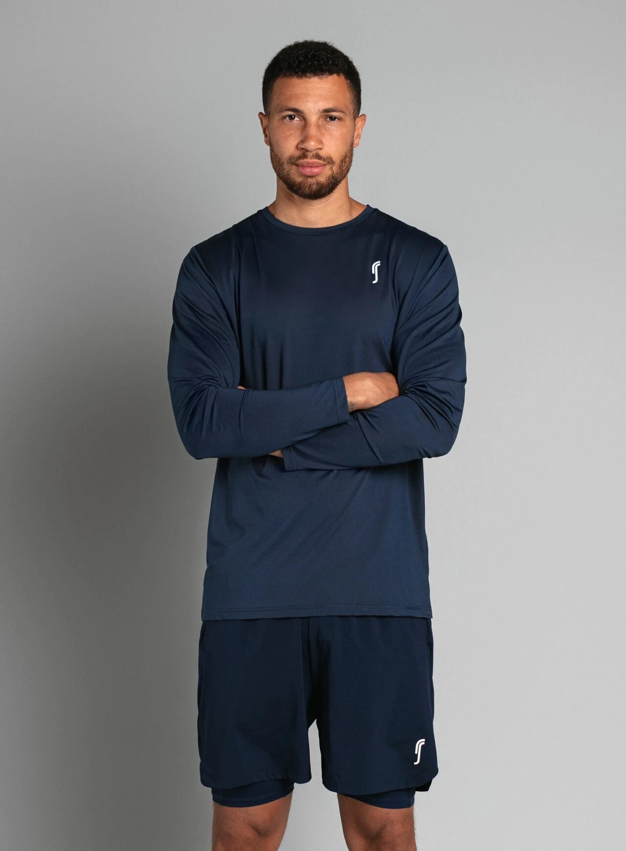 RS-Sports RS Long Sleeve Tee- Navy 3 RS-Sports RS Long Sleeve Tee- Navy