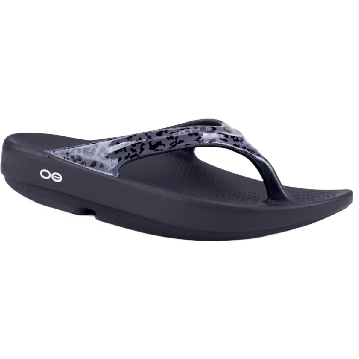 Oofos Women's Oolala Limited Sandal - Gray Leopard 3 Oofos Women's Oolala Limited Sandal - Gray Leopard
