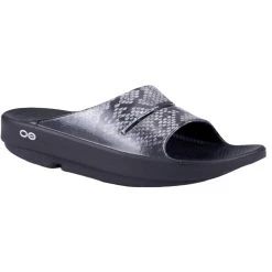 Oofos Women's OOahh Luxe Slide Sandal - Snake