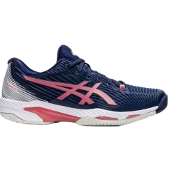 Asics Women's Solution Speed FF 2 Tennis Shoes - Peacoat /Smokey Rose