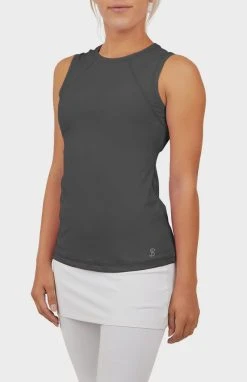 Sofibella UV Sleeveless Tank - Grey