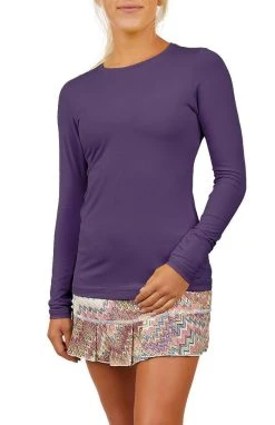 Sofibella UV Long Sleeve Top - Plum