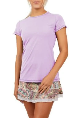 Sofibella UV Short Sleeve Top - Lavendar