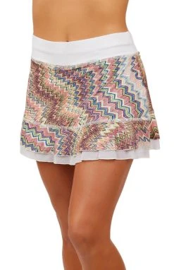 Sofibella Print 13" Skirt - Missona