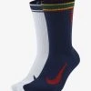 Nike Heritage 2 Pk Crew Sock - 902 -Adidas Shop nikecourt multiplier max tennis crew socks 2 pairs vQHnML