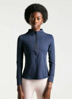RS-Sports RS Half Zip Sweater- Dark Blue